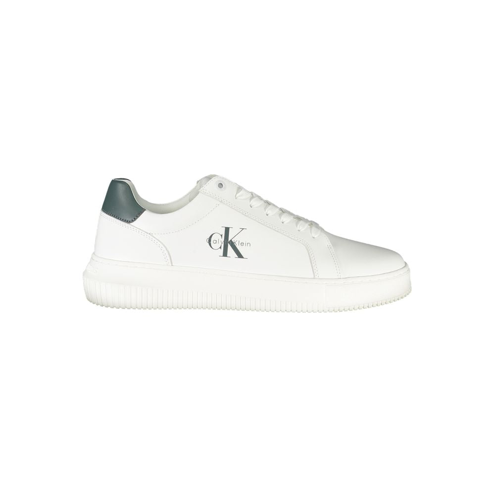 Calvin Klein Athletic Sneaker — White Polyurethane