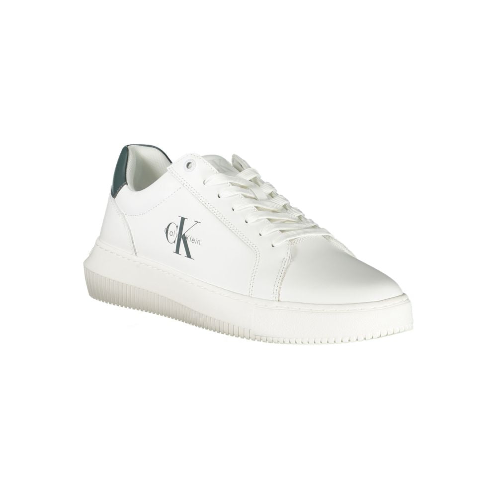 Calvin Klein Athletic Sneaker — White Polyurethane