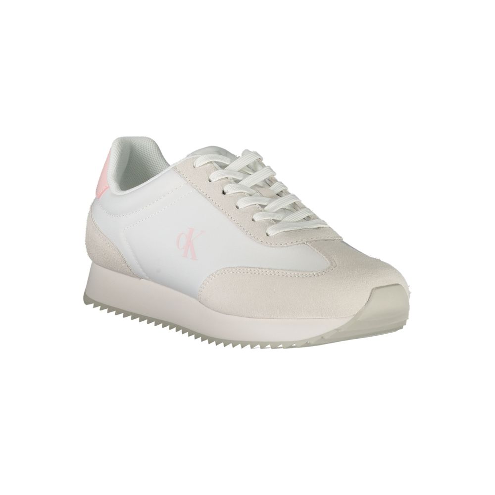 Calvin Klein Athletic Sneaker — White Leather