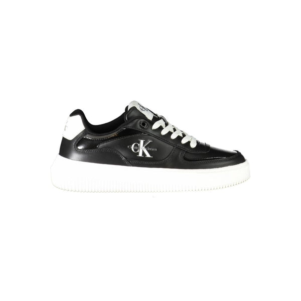 Calvin Klein Athletic Sneaker — Black Polyurethane