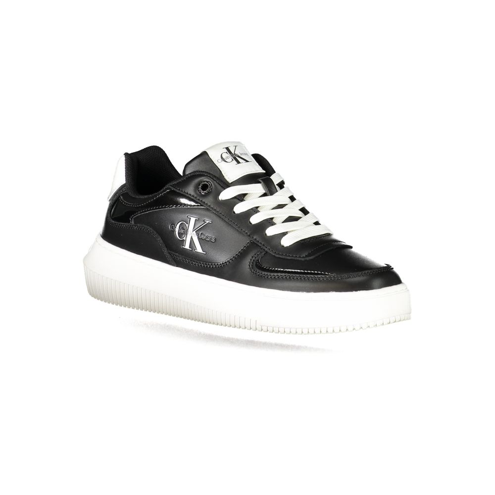Calvin Klein Athletic Sneaker — Black Polyurethane