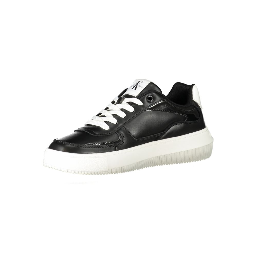 Calvin Klein Athletic Sneaker — Black Polyurethane