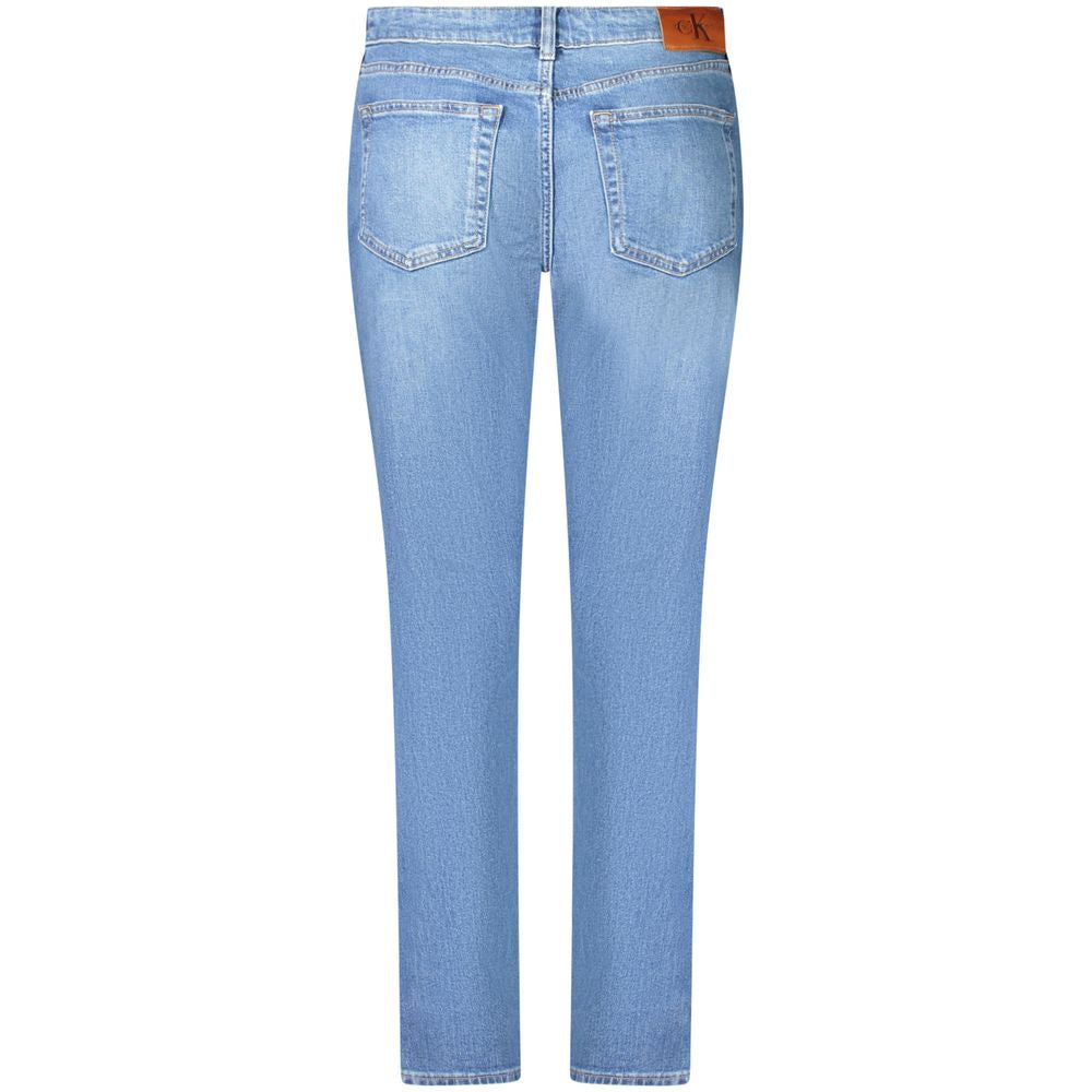 Calvin Klein Slim-Fit Jeans — Blue Cotton