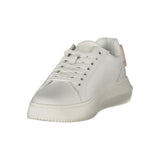 Calvin Klein Low-Top Sneaker — White Polyurethane