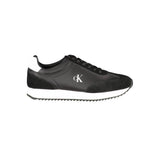 Calvin Klein Low-Top Sneaker — Black Leather