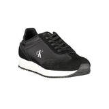 Calvin Klein Low-Top Sneaker — Black Leather