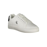 Calvin Klein Low-Top Sneaker — White Polyurethane