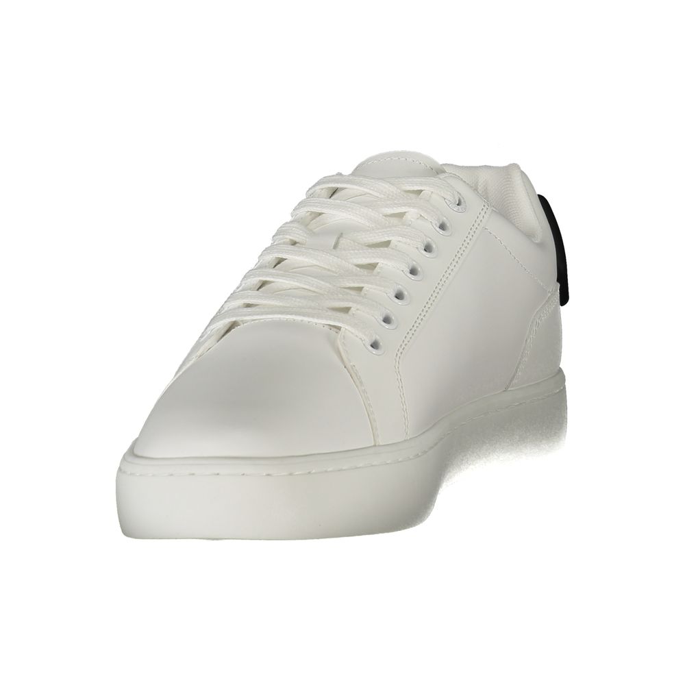 Calvin Klein Low-Top Sneaker — White Polyurethane