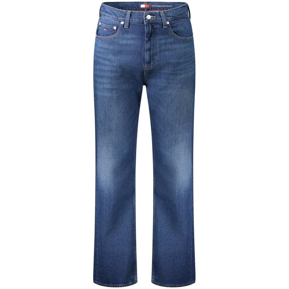 Tommy Hilfiger Straight-Leg Jeans — Blue Cotton