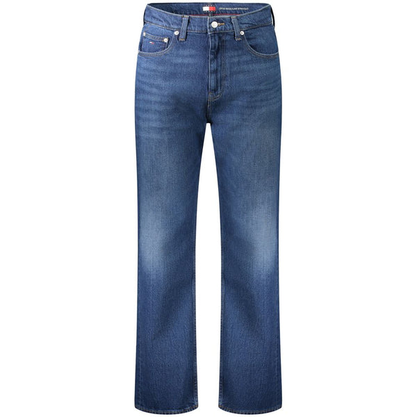 Tommy Hilfiger Straight-Leg Jeans — Blue Cotton