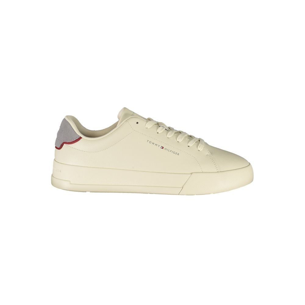 Tommy Hilfiger Athletic Sneaker — Beige Polyurethane