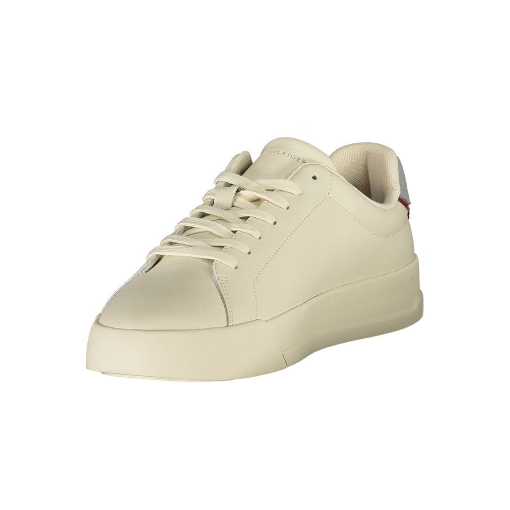Tommy Hilfiger Athletic Sneaker — Beige Polyurethane