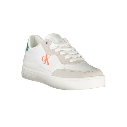 Calvin Klein Athletic Sneaker — White Polyurethane