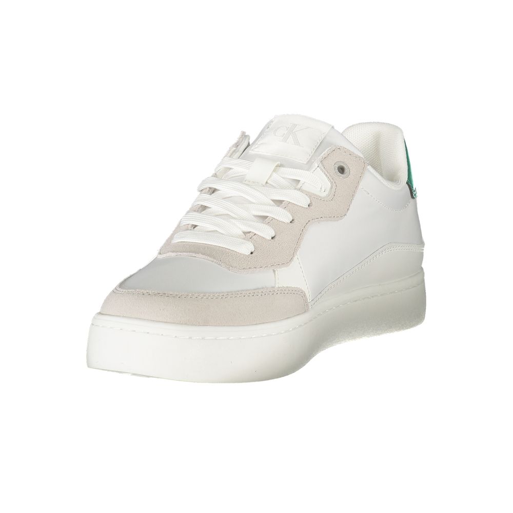 Calvin Klein Athletic Sneaker — White Polyurethane