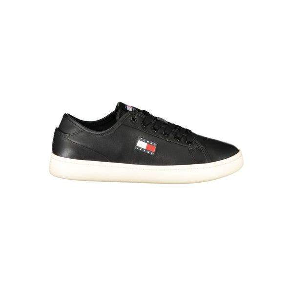 Tommy Hilfiger Athletic Sneaker — Black Polyurethane