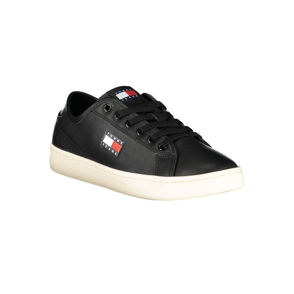 Tommy Hilfiger Athletic Sneaker — Black Polyurethane