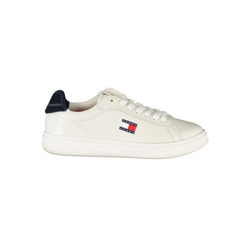 Tommy Hilfiger Athletic Sneaker — White Polyurethane