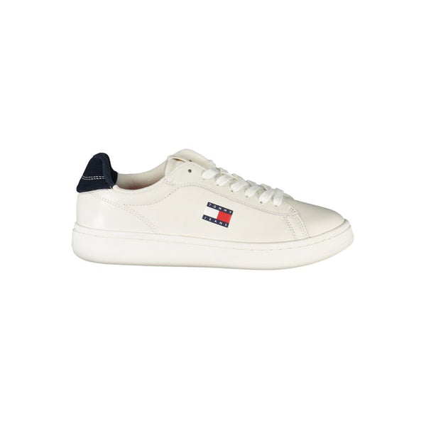 Tommy Hilfiger Athletic Sneaker — White Polyurethane