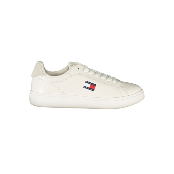 Tommy Hilfiger Athletic Sneaker — White Polyurethane