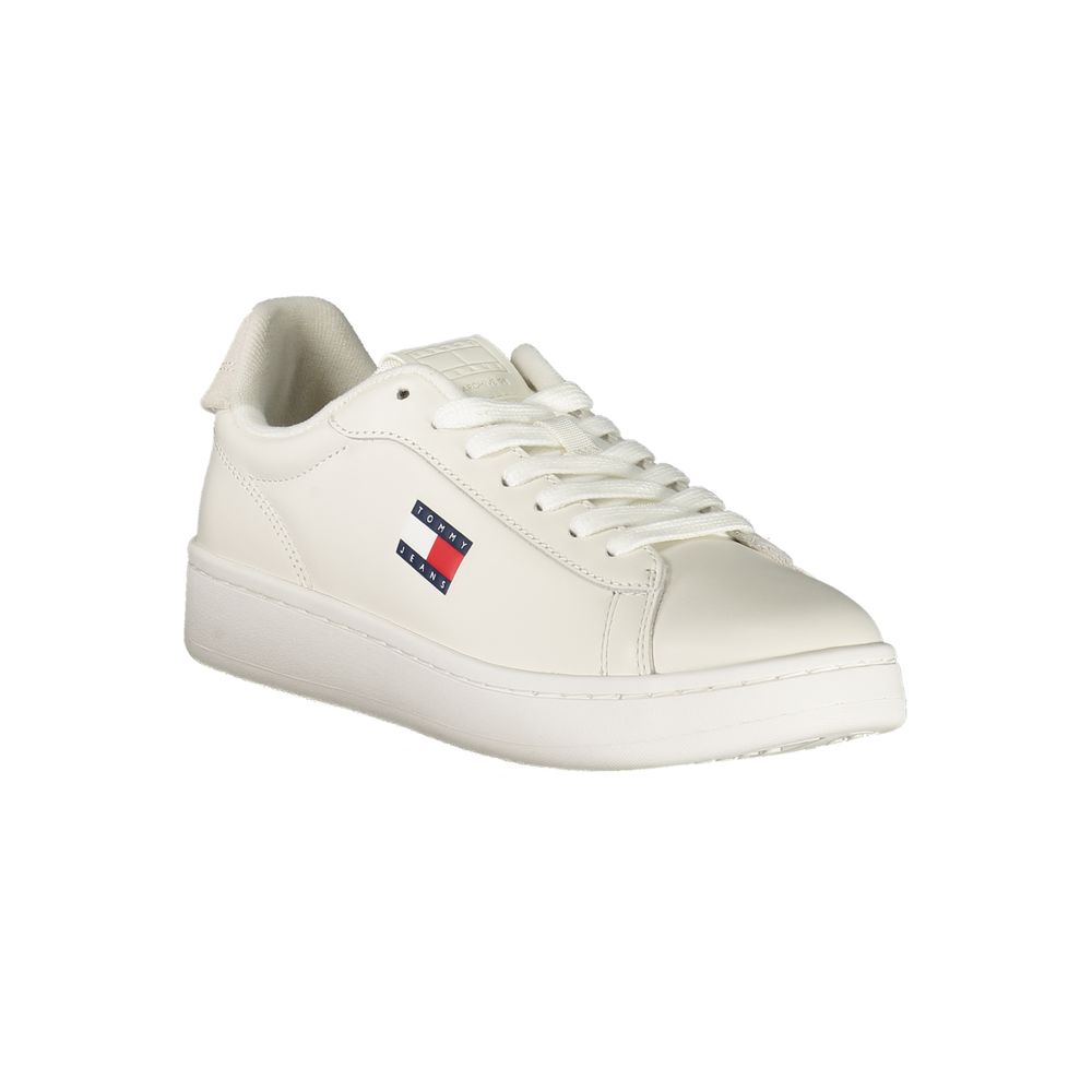 Tommy Hilfiger Athletic Sneaker — White Polyurethane
