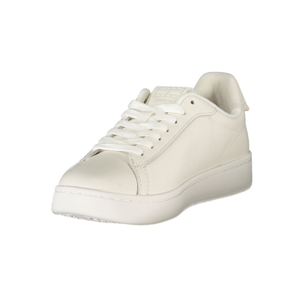 Tommy Hilfiger Athletic Sneaker — White Polyurethane