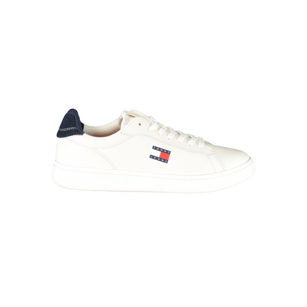 Tommy Hilfiger Athletic Sneaker — White Polyurethane