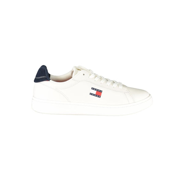 Tommy Hilfiger Athletic Sneaker — White Polyurethane
