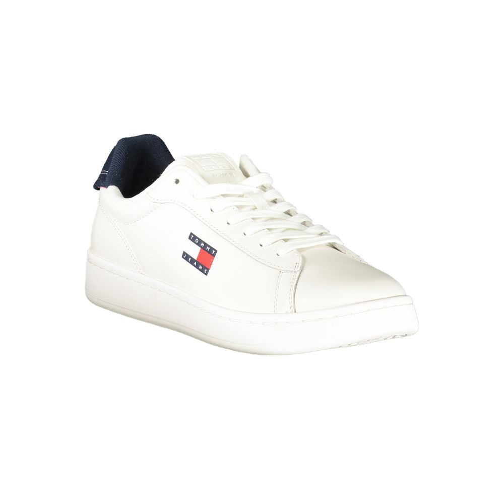 Tommy Hilfiger Athletic Sneaker — White Polyurethane