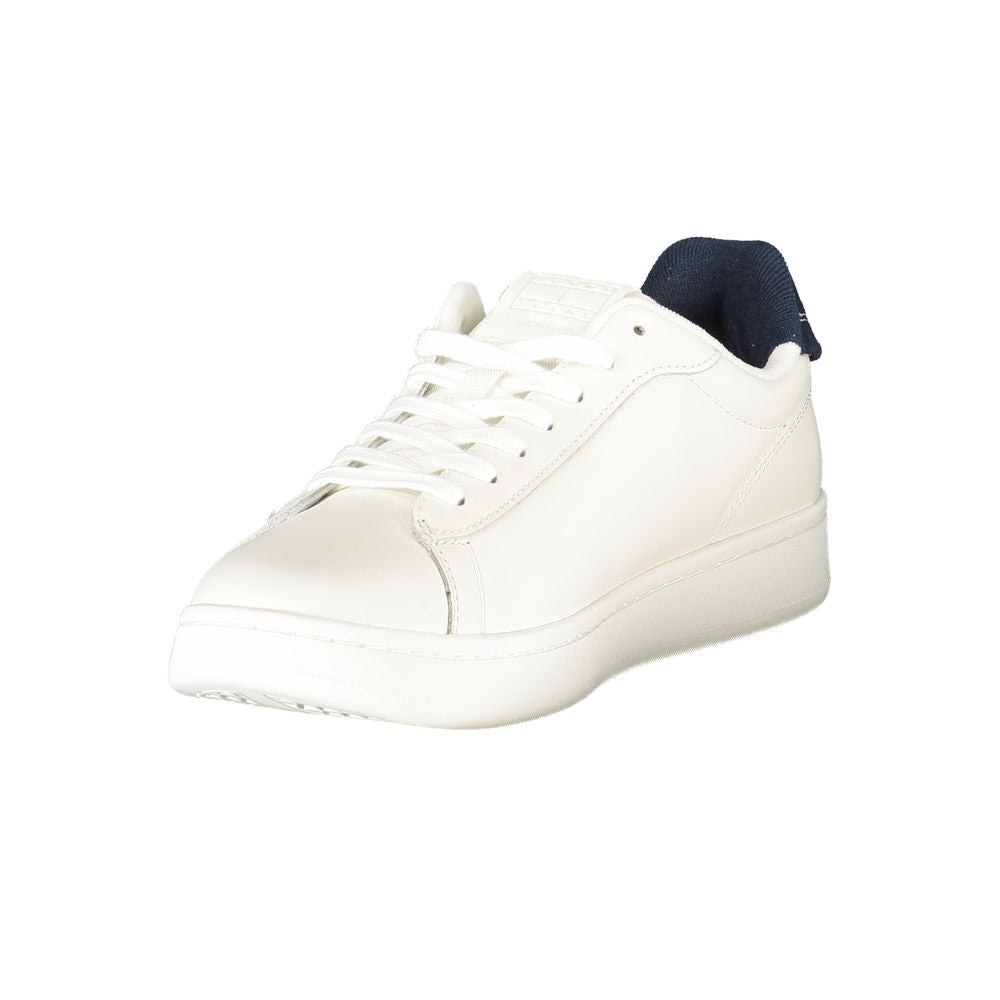 Tommy Hilfiger Athletic Sneaker — White Polyurethane