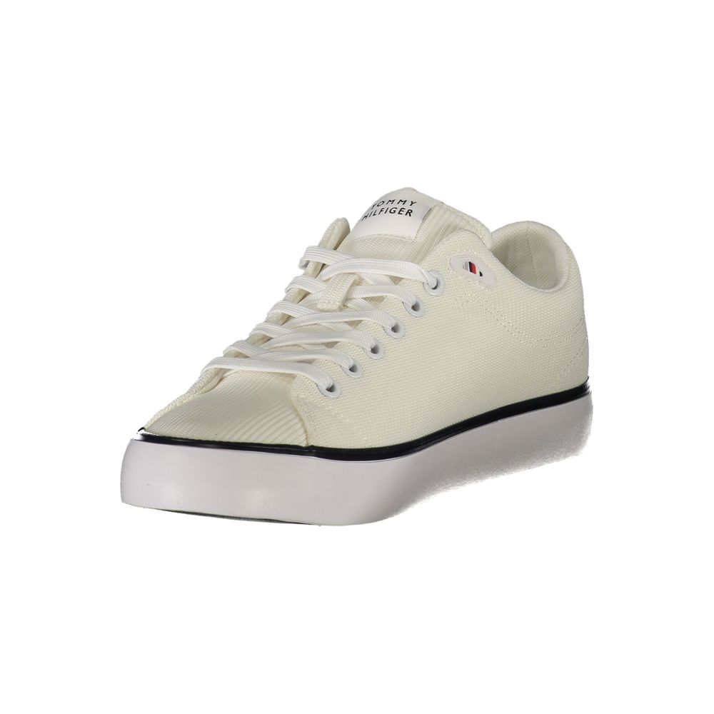Tommy Hilfiger Athletic Sneaker — White Polyester