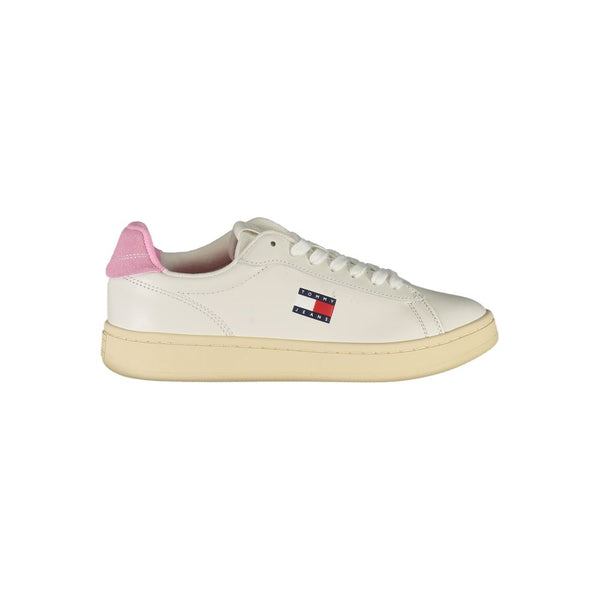 Tommy Hilfiger Athletic Sneaker — White Polyurethane