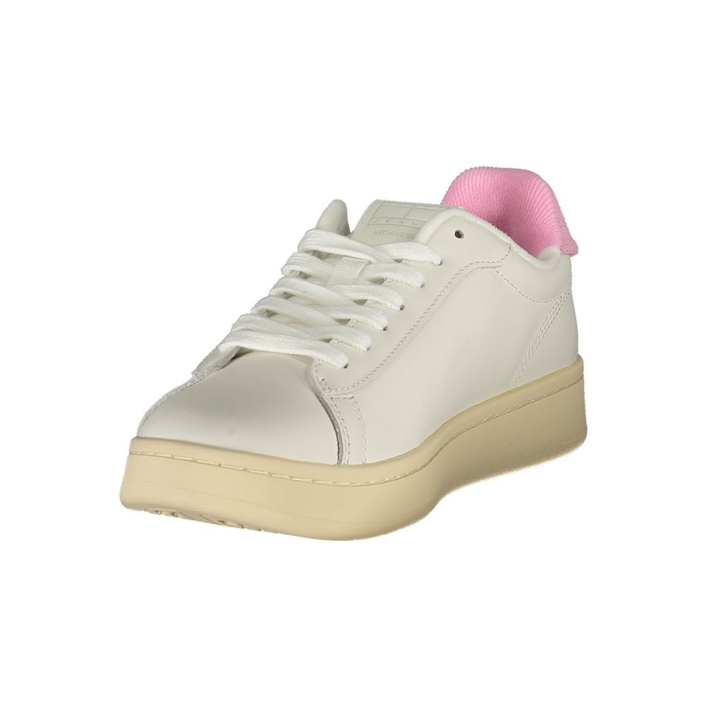 Tommy Hilfiger Athletic Sneaker — White Polyurethane