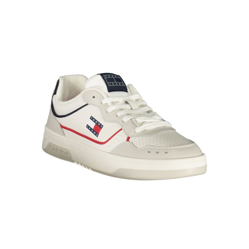 Tommy Hilfiger Athletic Sneaker — White Polyurethane