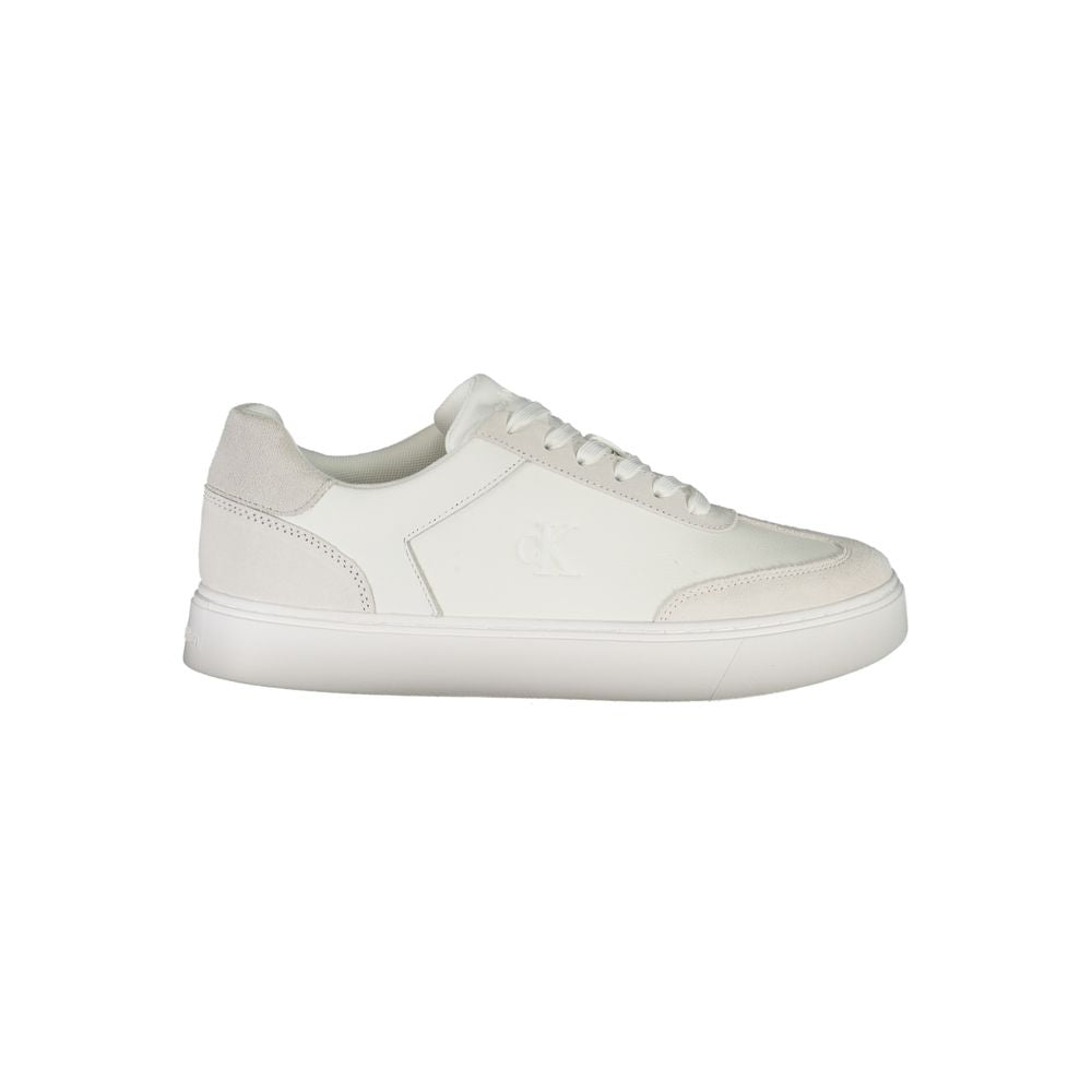 Calvin Klein Athletic Sneaker — White Polyurethane