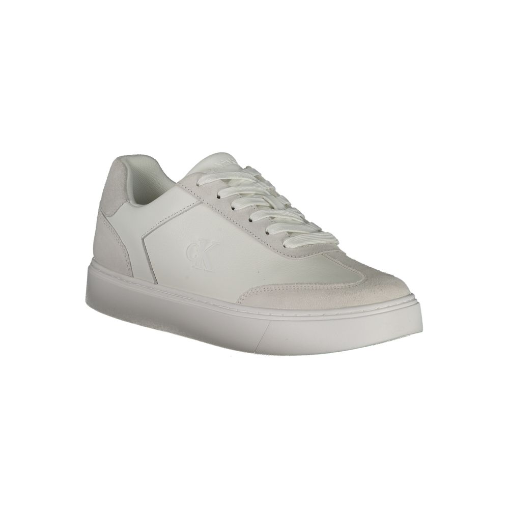 Calvin Klein Athletic Sneaker — White Polyurethane