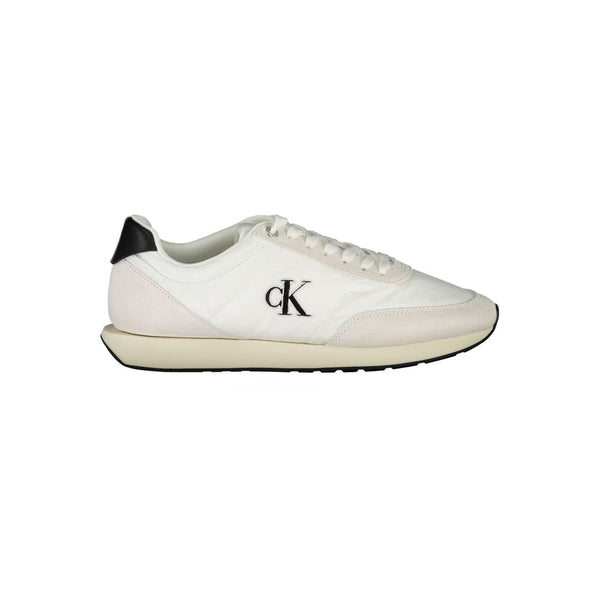Calvin Klein Athletic Sneaker — White Polyester