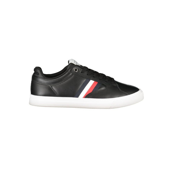 Tommy Hilfiger Athletic Sneaker — Black Polyester