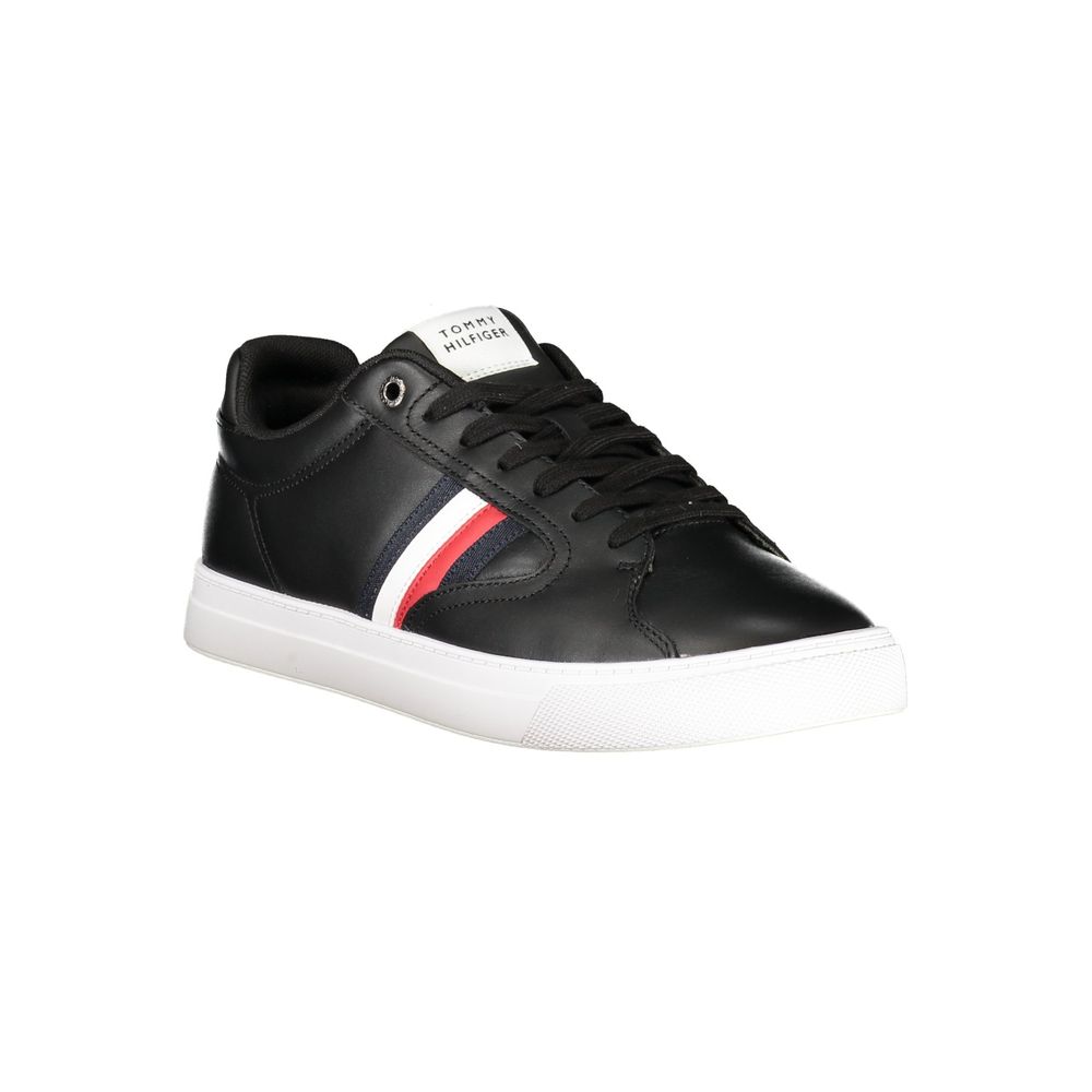Tommy Hilfiger Athletic Sneaker — Black Polyester