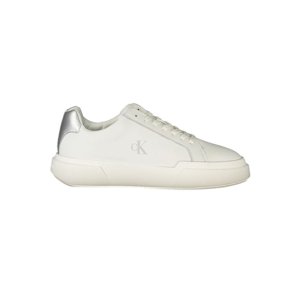 Calvin Klein Athletic Sneaker — White Polyurethane