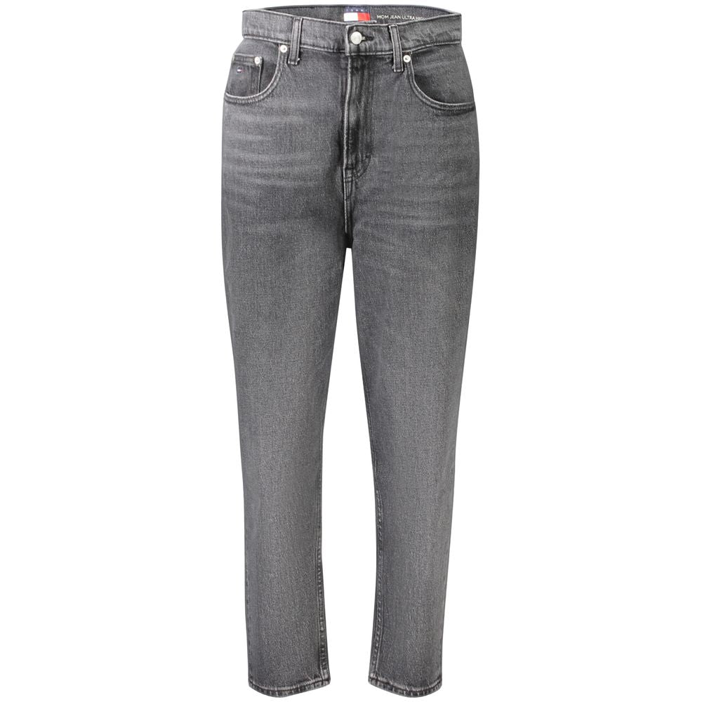 Tommy Hilfiger Mom Jeans — Black Cotton