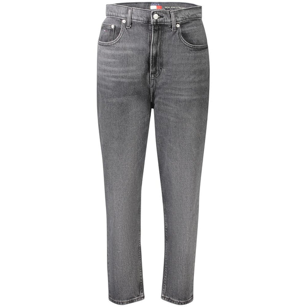 Tommy Hilfiger Mom Jeans — Black Cotton