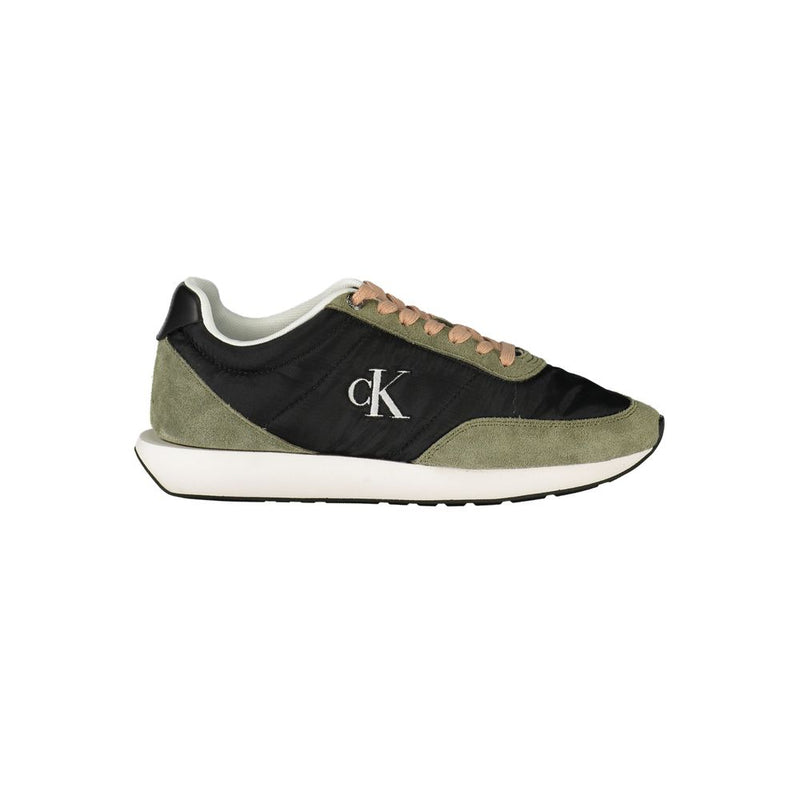Calvin Klein Athletic Sneaker — Black Polyester