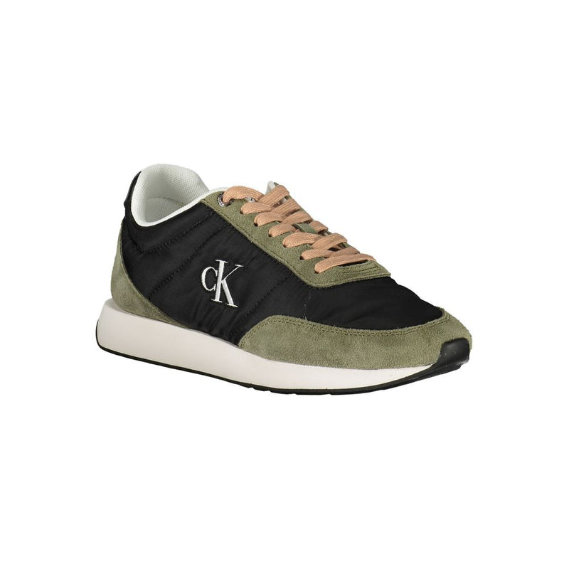 Calvin Klein Athletic Sneaker — Black Polyester