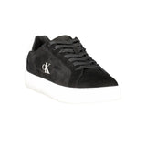 Calvin Klein Low-Top Sneaker — Black Leather