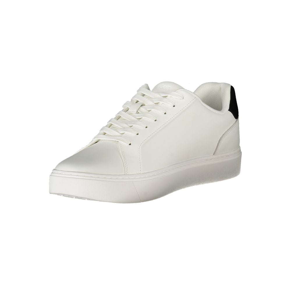 Calvin Klein Athletic Sneaker — White Polyurethane
