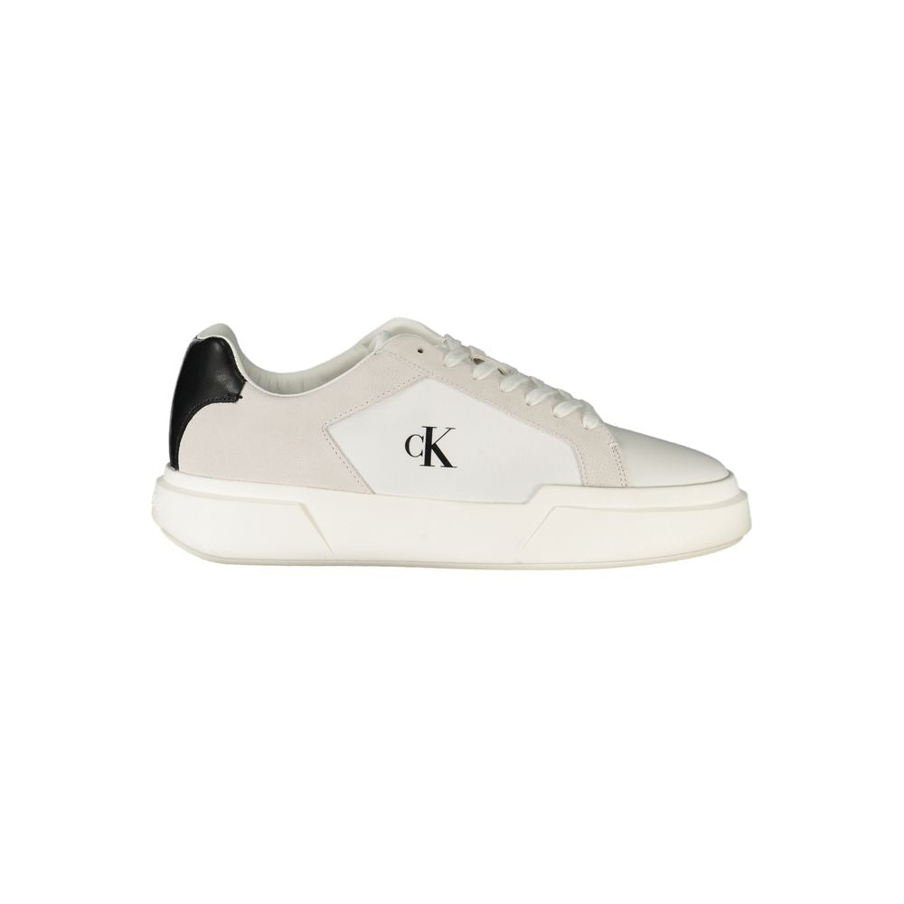 Calvin Klein Athletic Sneaker — White Leather
