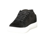 Calvin Klein Low-Top Sneaker — Black Leather