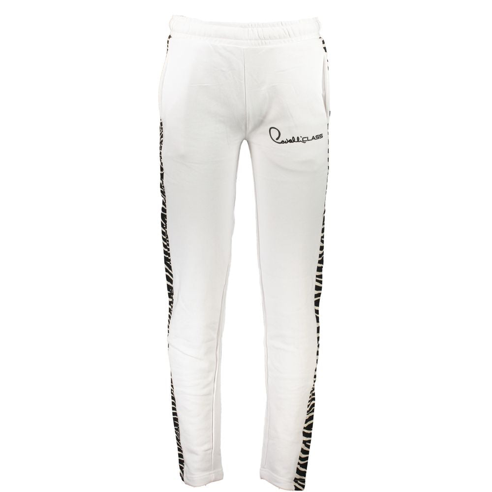 Cavalli Class Sweatpant — White Cotton