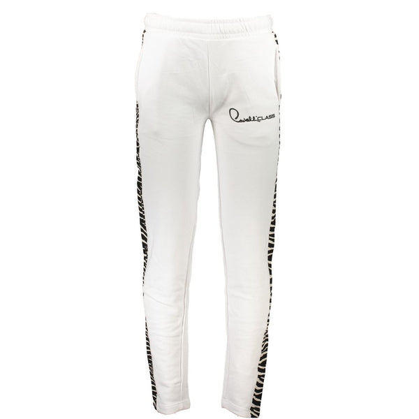 Cavalli Class Sweatpant — White Cotton