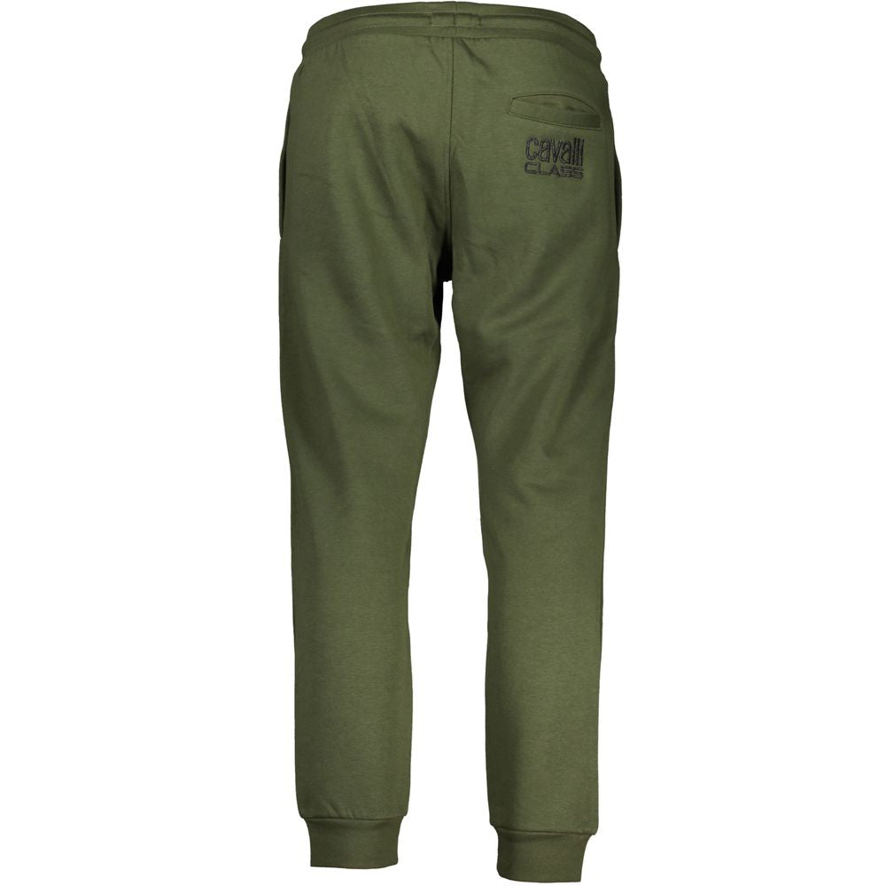 Cavalli Class Sweatpant — Green Polyester